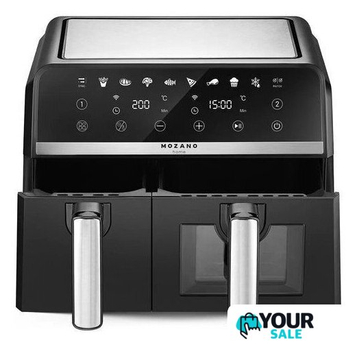 Аэрогриль (аэрофритюрница) Mozano DuoFry Unlimited 9L - Изображение №2 — Интернет-магазин Your Sale
