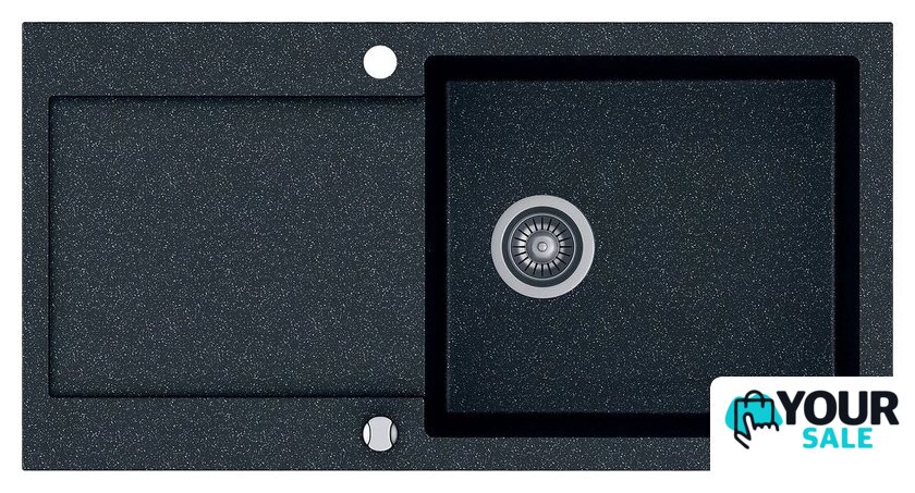 Кухонная мойка Kernau KGS H 6097 1B1D Black Metallic - Изображение №1 — Интернет-магазин Your Sale