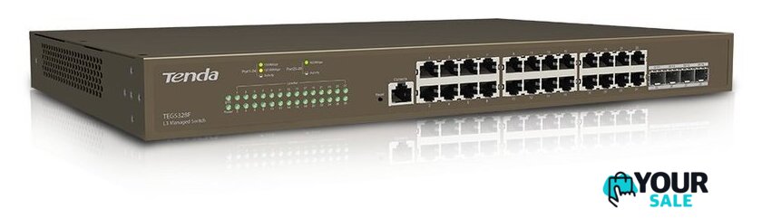 Управляемый коммутатор 3-го уровня Tenda TEG5328F - Изображение №2 — Интернет-магазин Your Sale