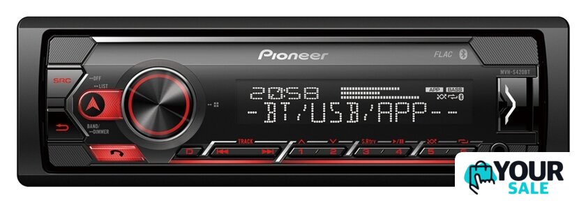 USB-магнитола Pioneer MVH-S420BT - Изображение №1 — Интернет-магазин Your Sale