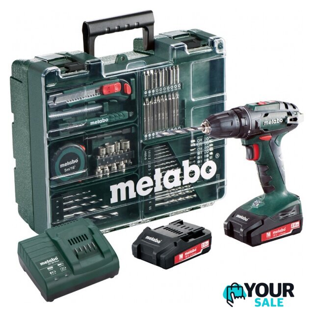 Дрель-шуруповерт Metabo BS 18 Set 602207880 (с 2-мя АКБ) - Изображение №2 — Интернет-магазин Your Sale