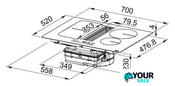 Варочная панель Franke FSM 709 HI - Изображение №4 — Интернет-магазин Your Sale
