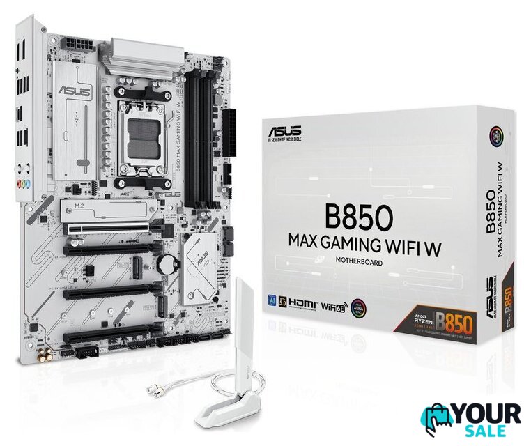 Материнская плата ASUS B850 MAX Gaming WiFi W - Изображение №7 — Интернет-магазин Your Sale