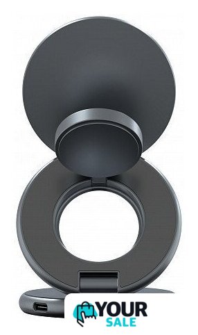 Беспроводное зарядное Magssory Signature Disc Pro для Apple 3 в 1 WCH073 (темно-серый) - Изображение №3 — Интернет-магазин Your Sale