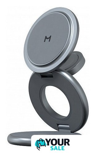 Беспроводное зарядное Magssory Signature Disc Pro для Apple 3 в 1 WCH073 (темно-серый) - Изображение №2 — Интернет-магазин Your Sale