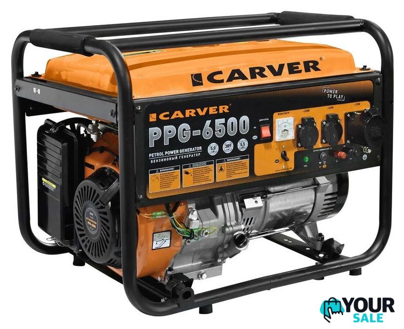Бензиновый генератор Carver PPG-6500 - Изображение №1 — Интернет-магазин Your Sale