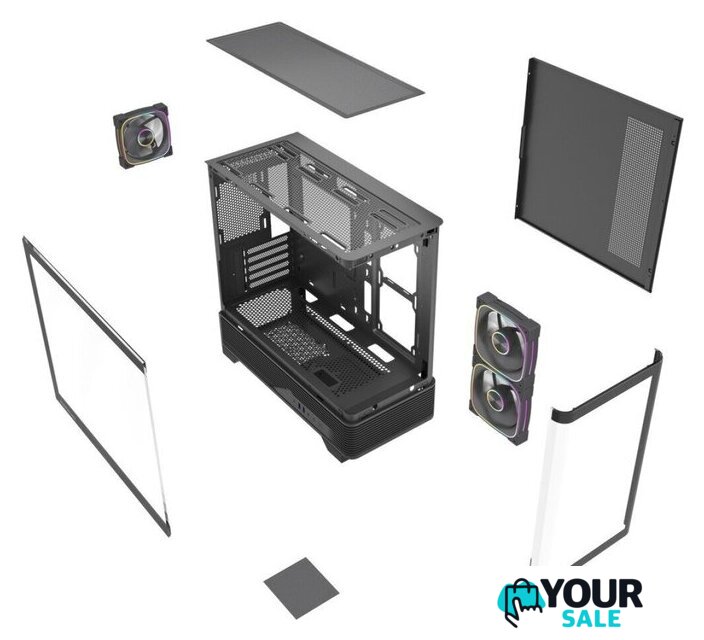 Корпус Powercase Vision Micro M6B CVMM6B-A3 - Изображение №6 — Интернет-магазин Your Sale