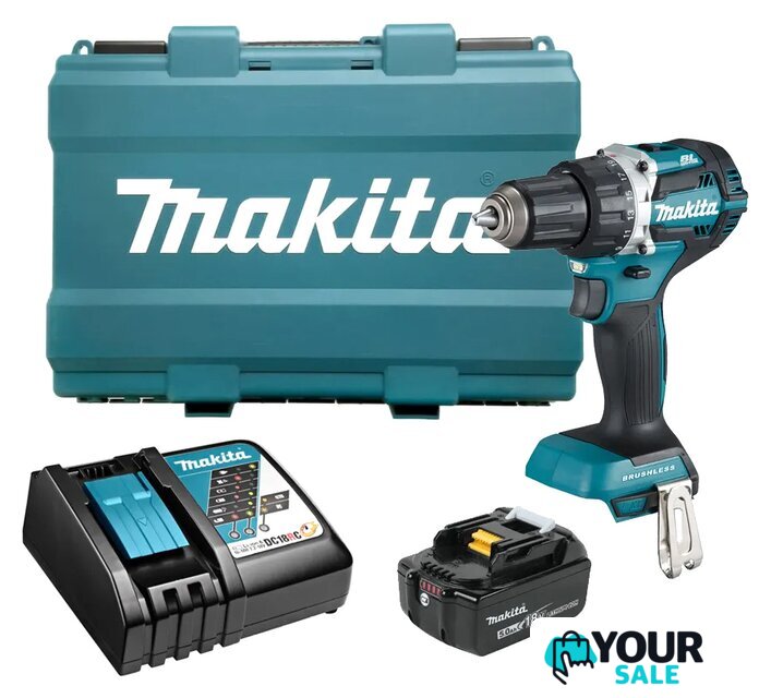 Дрель-шуруповерт Makita DDF484RT (с 1-м АКБ, кейс) - Изображение №1 — Интернет-магазин Your Sale