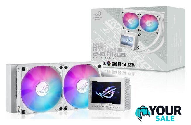 Система жидкостного охлаждения для процессора ASUS ROG Ryujin III 240 ARGB White Edition - Изображение №7 — Интернет-магазин Your Sale
