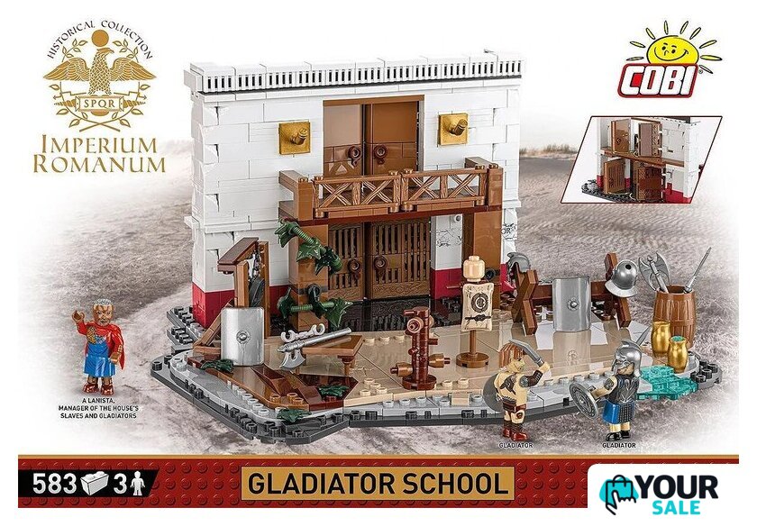 Конструктор Cobi Historical Collection Imperium Romanum Gladiator School - Изображение №4 — Интернет-магазин Your Sale