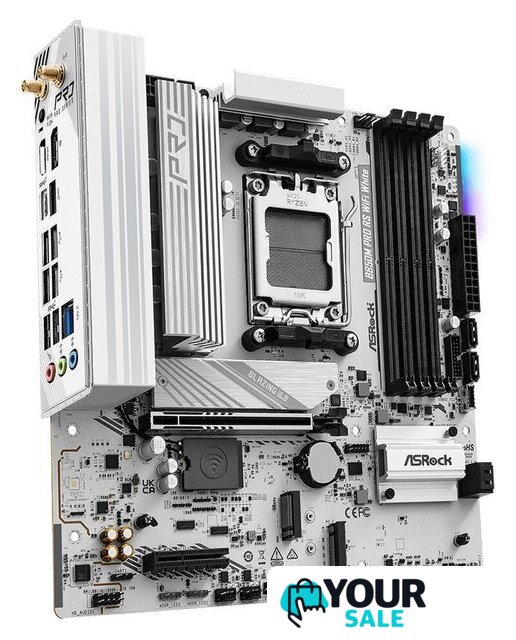 Материнская плата ASRock B850M Pro RS WiFi White - Изображение №3 — Интернет-магазин Your Sale