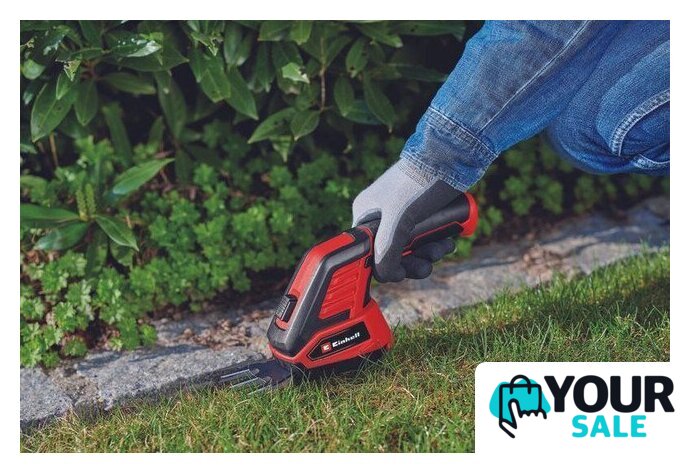 Кусторез + ножницы Einhell GC-CG 3,6/70 Li WT 3410365 (с 1-им АКБ) - Изображение №6 — Интернет-магазин Your Sale