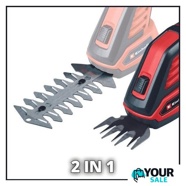 Кусторез + ножницы Einhell GC-CG 3,6/70 Li WT 3410365 (с 1-им АКБ) - Изображение №2 — Интернет-магазин Your Sale