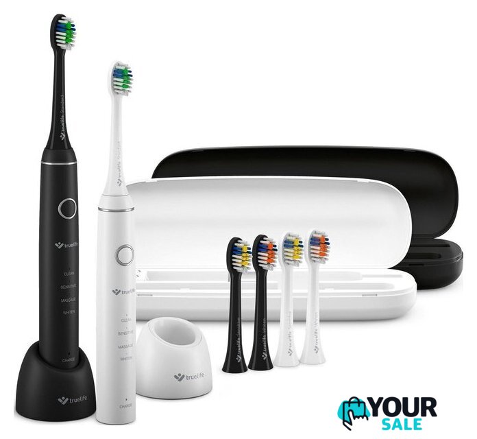 Комплект электрических зубных щеток TrueLife SonicBrush Compact Duo - Изображение №1 — Интернет-магазин Your Sale