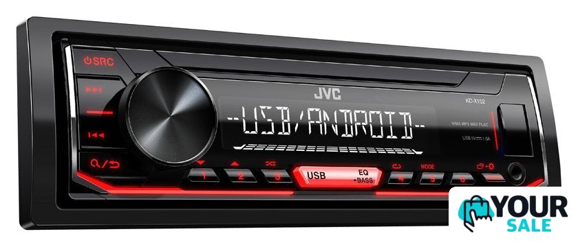 USB-магнитола JVC KD-X152M - Изображение №2 — Интернет-магазин Your Sale