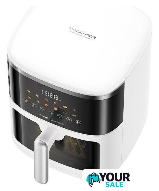 Аэрогриль (аэрофритюрница) Trouver Air Fryer FD10 Pro Max (белый) - Изображение №13 — Интернет-магазин Your Sale