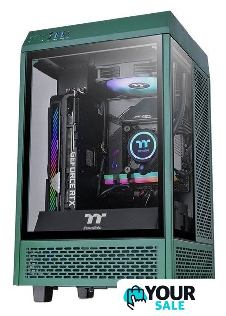 Корпус Thermaltake The Tower 100 Mini Racing Green CA-1R3-00SCWN-00 - Изображение №1 — Интернет-магазин Your Sale