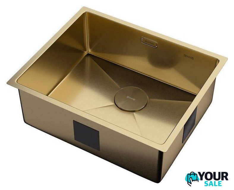 Кухонная мойка ZorG Zerox 54 U / IF PVD Gold - Изображение №2 — Интернет-магазин Your Sale