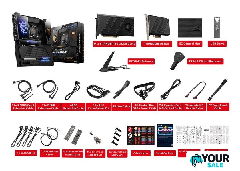 Материнская плата MSI MEG Z890 Godlike - Изображение №2 — Интернет-магазин Your Sale