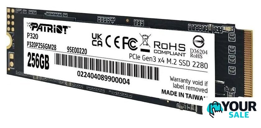 SSD Patriot P320 256GB P320P256GM28 - Изображение №4 — Интернет-магазин Your Sale