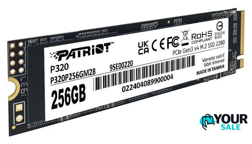 SSD Patriot P320 256GB P320P256GM28 - Изображение №3 — Интернет-магазин Your Sale
