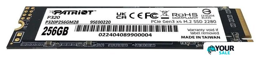 SSD Patriot P320 256GB P320P256GM28 - Изображение №2 — Интернет-магазин Your Sale