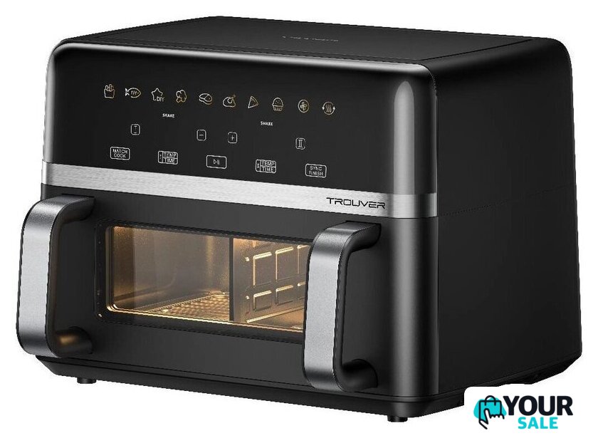 Аэрогриль (аэрофритюрница) Trouver FD20s Pro Black (черный) - Изображение №3 — Интернет-магазин Your Sale