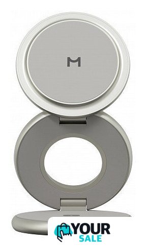 Беспроводное зарядное Magssory Signature Disc Pro для Apple 3 в 1 WCH073 (титановый) - Изображение №1 — Интернет-магазин Your Sale