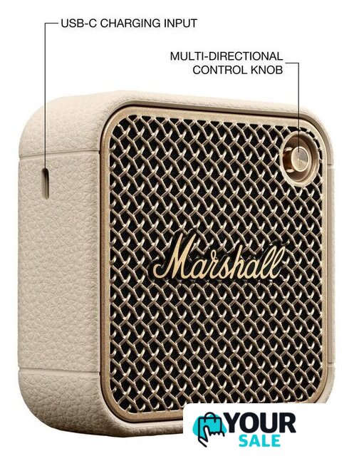 Беспроводная колонка Marshall Willen II (бежевый) - Изображение №3 — Интернет-магазин Your Sale
