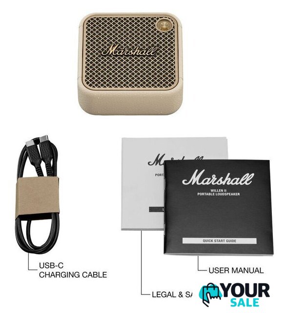 Беспроводная колонка Marshall Willen II (бежевый) - Изображение №12 — Интернет-магазин Your Sale