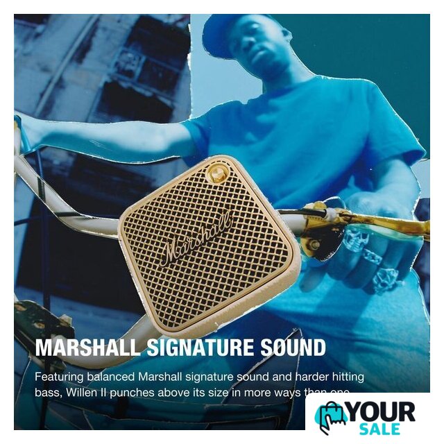 Беспроводная колонка Marshall Willen II (бежевый) - Изображение №8 — Интернет-магазин Your Sale