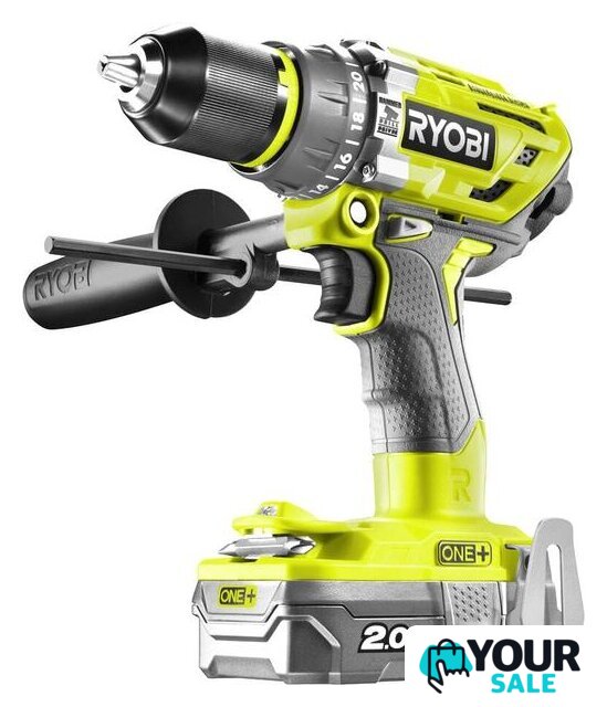 Ударная дрель-шуруповерт Ryobi R18PD7-220B 5133004295 (с 2-мя АКБ, кейс) - Изображение №1 — Интернет-магазин Your Sale