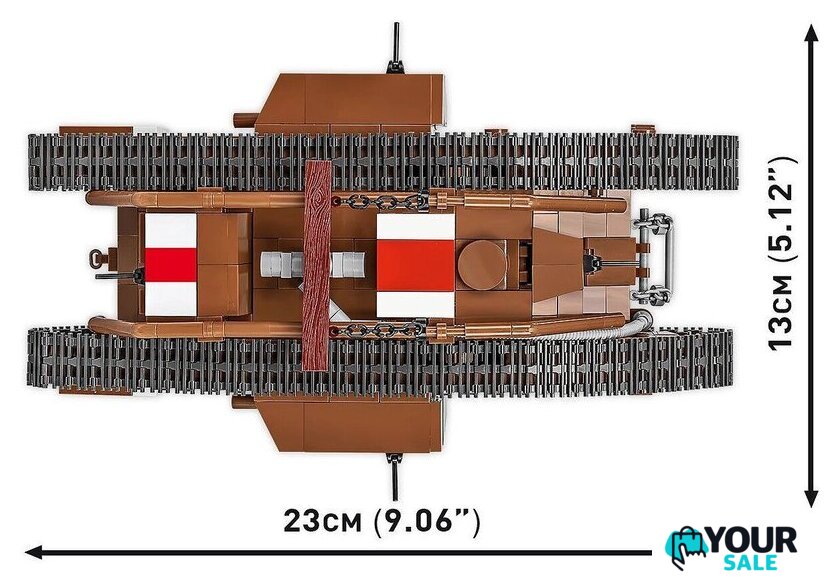 Конструктор Cobi Historical Collection Great War Mark V no 9199 - Изображение №11 — Интернет-магазин Your Sale