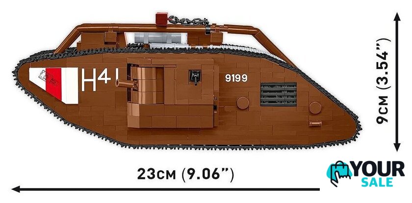 Конструктор Cobi Historical Collection Great War Mark V no 9199 - Изображение №10 — Интернет-магазин Your Sale