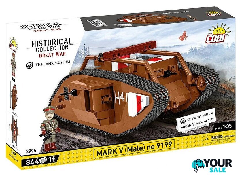 Конструктор Cobi Historical Collection Great War Mark V no 9199 - Изображение №12 — Интернет-магазин Your Sale