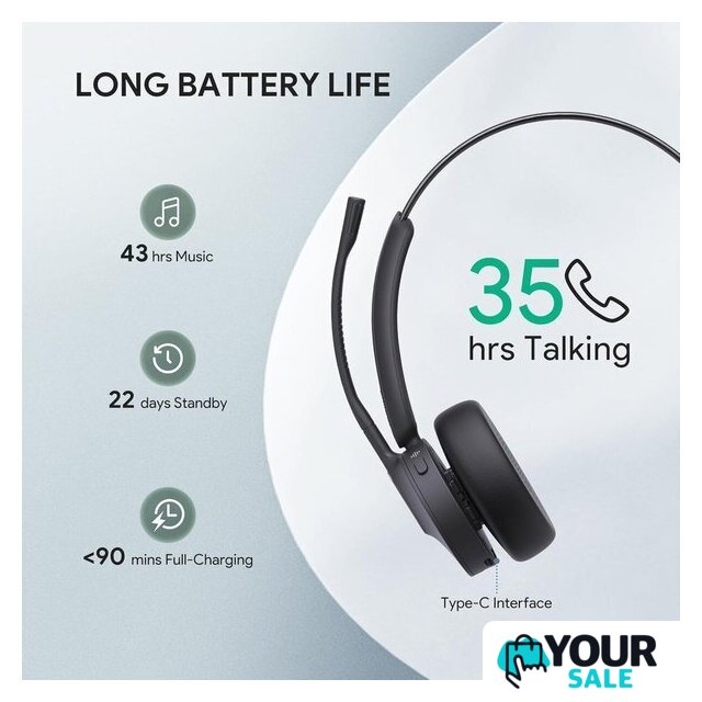 Офисная гарнитура Yealink BH70 Mono UC USB-C/A - Изображение №5 — Интернет-магазин Your Sale