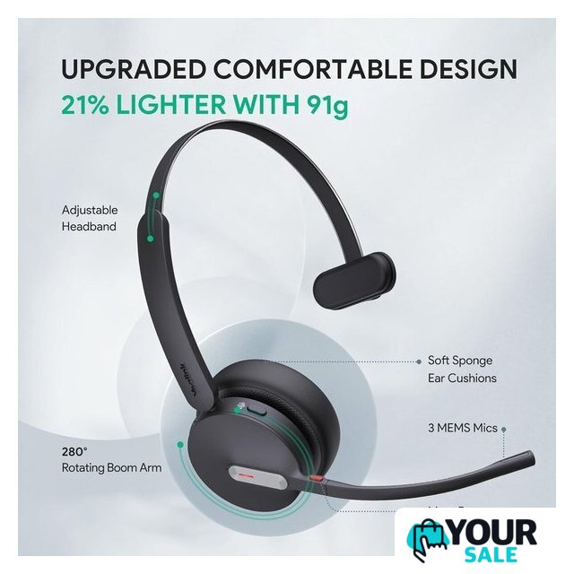 Офисная гарнитура Yealink BH70 Mono UC USB-C/A - Изображение №7 — Интернет-магазин Your Sale