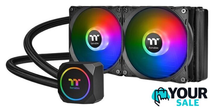 Система жидкостного охлаждения для процессора Thermaltake TH240 ARGB Sync CL-W286-PL12SW-A - Изображение №1 — Интернет-магазин Your Sale