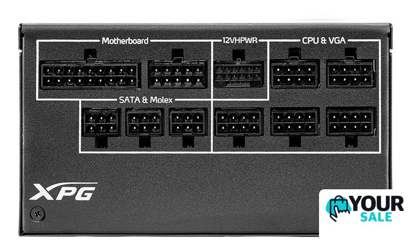 Блок питания ADATA XPG Cybercore II 1000W CYBERCOREII1000P-BKCEU - Изображение №2 — Интернет-магазин Your Sale
