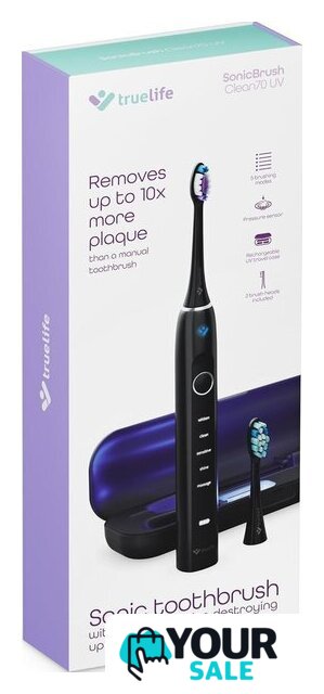 Электрическая зубная щетка TrueLife SonicBrush Clean70 UV (черный) - Изображение №14 — Интернет-магазин Your Sale