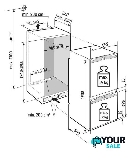 Холодильник Liebherr ICNd 5603 Pure NoFrost - Изображение №19 — Интернет-магазин Your Sale