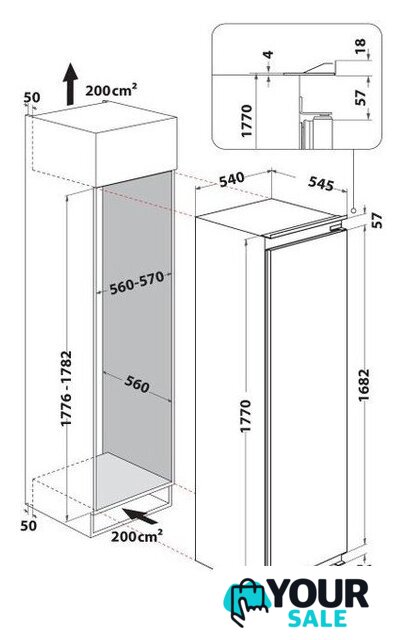 Морозильный шкаф Whirlpool WHSD18F073C1 - Изображение №7 — Интернет-магазин Your Sale