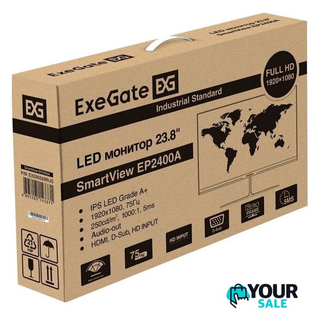 Монитор ExeGate SmartView EP2400A EX295526RUS - Изображение №10 — Интернет-магазин Your Sale