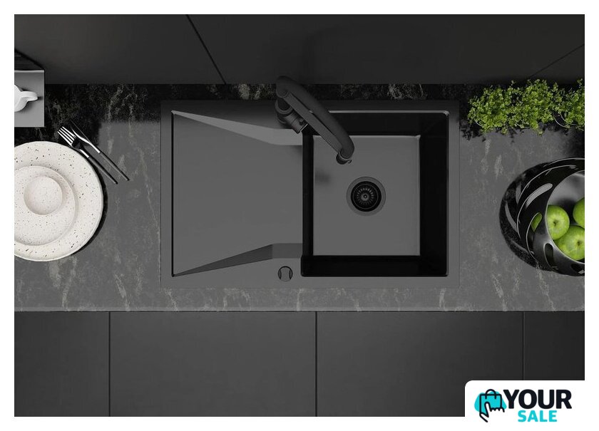 Кухонная мойка Kernau KGS J 5079 1B1D Deep Black - Изображение №2 — Интернет-магазин Your Sale