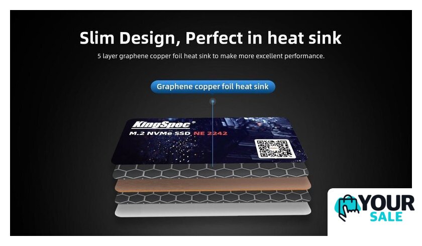 SSD KingSpec NE-256-2242 256GB - Изображение №5 — Интернет-магазин Your Sale