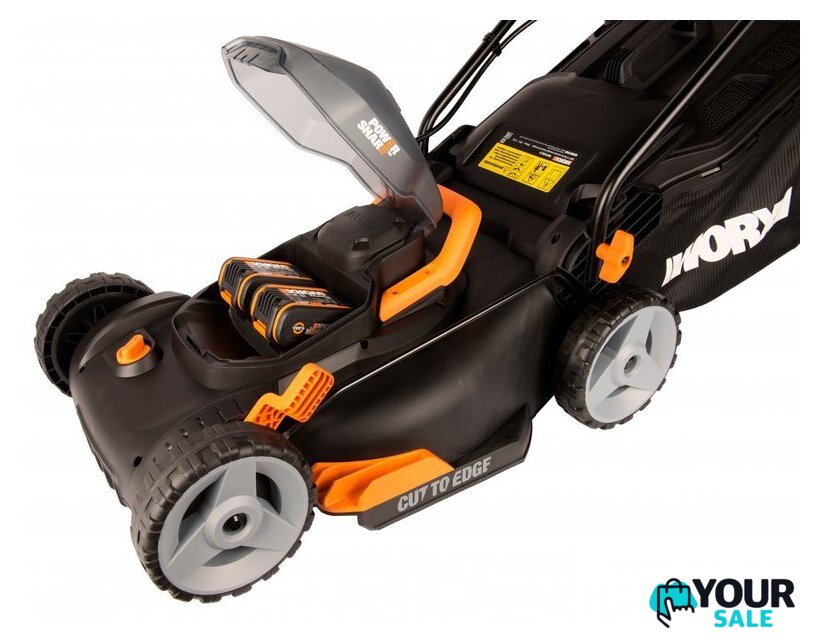 Газонокосилка Worx WG743E (с 2-мя АКБ) - Изображение №3 — Интернет-магазин Your Sale