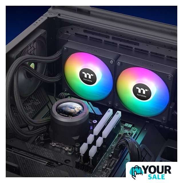 Система жидкостного охлаждения для процессора Thermaltake TH240 V2 Ultra EX ARGB CL-W414-PL12SW-A - Изображение №6 — Интернет-магазин Your Sale