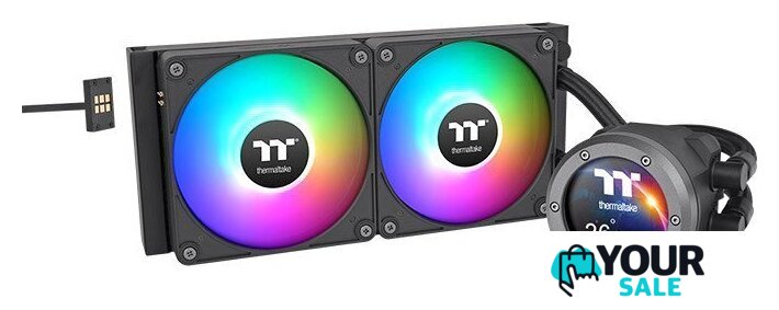 Система жидкостного охлаждения для процессора Thermaltake TH240 V2 Ultra EX ARGB CL-W414-PL12SW-A - Изображение №1 — Интернет-магазин Your Sale