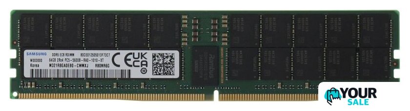 Оперативная память Samsung 64ГБ DDR5 5600 МГц M321R8GA0EB0-CWM - Изображение №1 — Интернет-магазин Your Sale