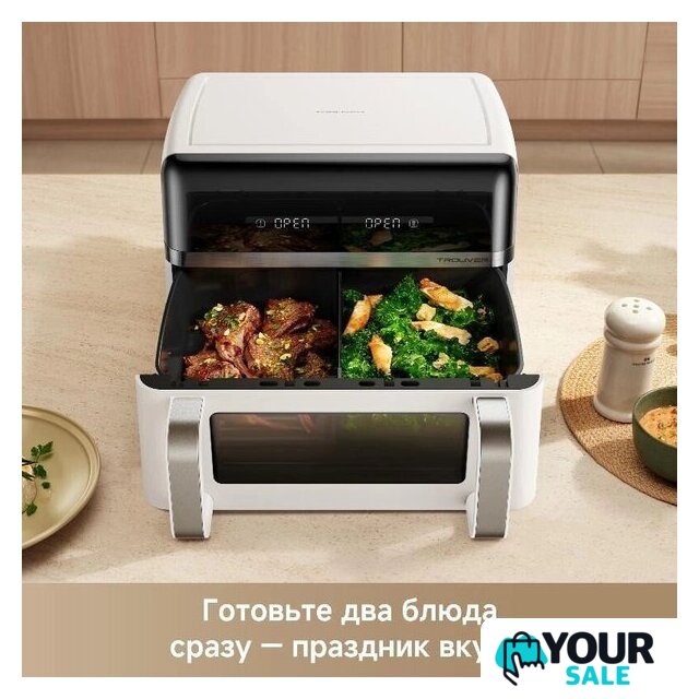 Аэрогриль (аэрофритюрница) Trouver FD20s Pro White (белый) - Изображение №5 — Интернет-магазин Your Sale